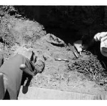 Drake's Bay. "Shoe found in excavation of 1948. Possible Drake landing."