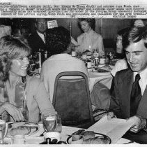 Governor Brown chats with Jane Fonda