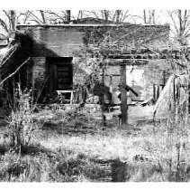 Unidentified building, rear, Columbia, CA