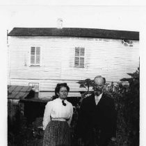 Couple in a garden