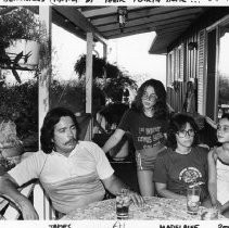 James Hendricks, an air traffic controller, at his Penryn home with his family: Jennifer (11), wife Madelaine, and Becky (9)