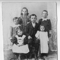 Senf Children: Ida, George, Henry, Roy, Flora, Edna--from the scrapbook "Flora Schmittgen: This Is Your Life - April 7, 1955