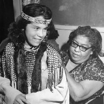 Native American Dancer Helped with Dance Costume