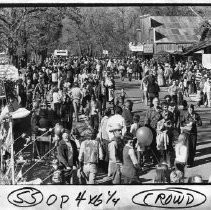 Crowd at Gold Discovery celebration at Coloma