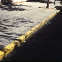 Demolition site at K and L, 12th and 13th Streets for the new Hyatt Hotel in 1984. A State of California building and a public parking lot occupied the site