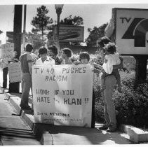 KKK protest at Channel 40