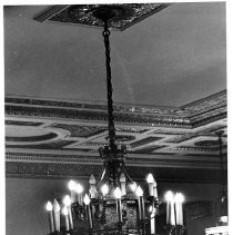 Chandelier inside Elks Temple