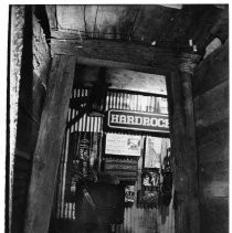 Hardrock gold mining exhibit at Coloma