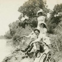 Sitting by the riverbank