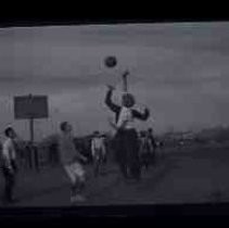 A basketball game in Soutside Park