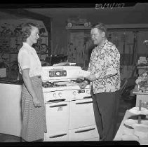 Man and woman in hardware store