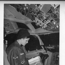 Airman 1.C. Sonya Kirkland, the first woman flying crew chief at Mather AFB