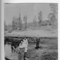 Near Camp Sacramento--from the scrapbook "Flora Schmittgen: This Is Your Life - April 7, 1955