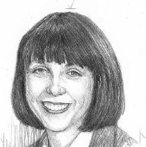 Drawing of Beverly Stephen by John Lopes