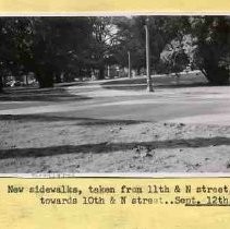 Capitol Park sidewalk