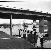 American RIver flooding at Watt Ave. Bridge