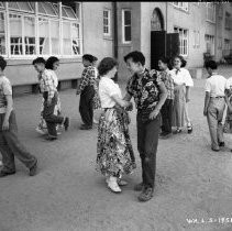 William Land School 1951 Outdoor Dance Class