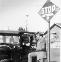 Officer Writing Traffic Ticket