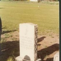 Tule Lake Linkville Cemetary Project: Close up of Memorial Grave Marker