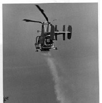 Helicopter Drops Test Fire Retardant