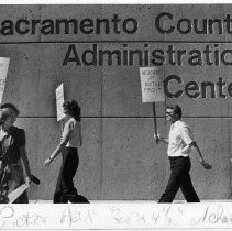 Sacramento County worker picket