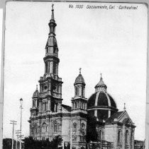 Post card "Sacramento, Cal Cathedral"