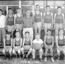 Ethel Phillips School Boys Basketball Team 1953