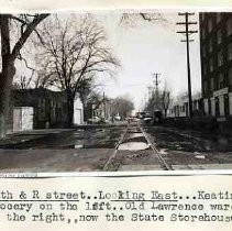 R street rail line at 11th street