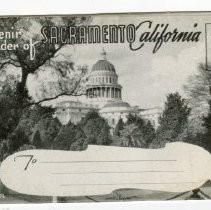 Postcard - Postcard packet - Souvenir folder of Sacramento, California Capitol Postcard - Postcard packet - Souvenir folder of Sacramento, California with front view of the Souvenir fol