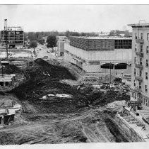 Underpass Under Construction next to New Macy's