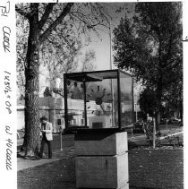View of Chico, California's solar clock