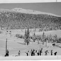 Skiing at Soda Springs; "Buy a Bomber" benefit