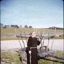 Slides of California Historical Sites. Father Alfred Boedecker, San Antonio de Padua Mission, Jolon, Calif. March 26, 1955