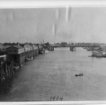 Sacramento River Wharf area and M Street Bridge