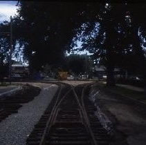 Light Rail tracks at 12th and Q Street