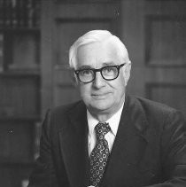 Studio portrait of unidentified man