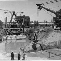 Dredging operation on the Elkhorn Slough