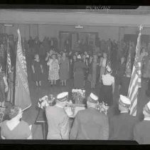 People taking an oath