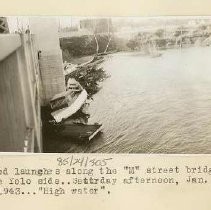 Ship wreck at M Street Bridge