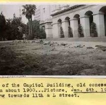 Concrete being replaced at State Capitol