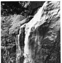 View of Feather River Falls as seen from Fall River Box Canyon