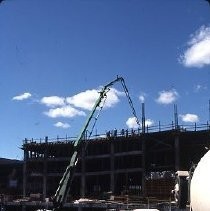 Views of the Sacramento Housing and Redevelopment Agency (SHRA) projects. This view is the demolition site for the new central library at 8th street between I and J Streets