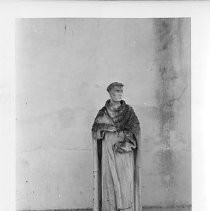 View of a statue at the Royal Presidio Chapel of San Carlos de Borromeo in Monterey County, Landmark #105