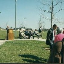 Walerga Park Plaque Dedication: Henry Taketa at Podium