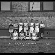 Track team, University farm school, Davis