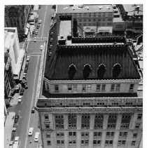 Aerial view of California Western States Life Building