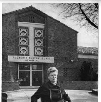 Lucina "Lucy" Feenstra named "Mr. Camellia" the annual award named for Camellia Festival founder E. A. Combatalade