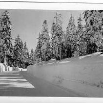 Snowbanks on Highway 40