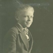 David Lester Cole as a young boy