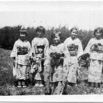 Group in Japanese costume